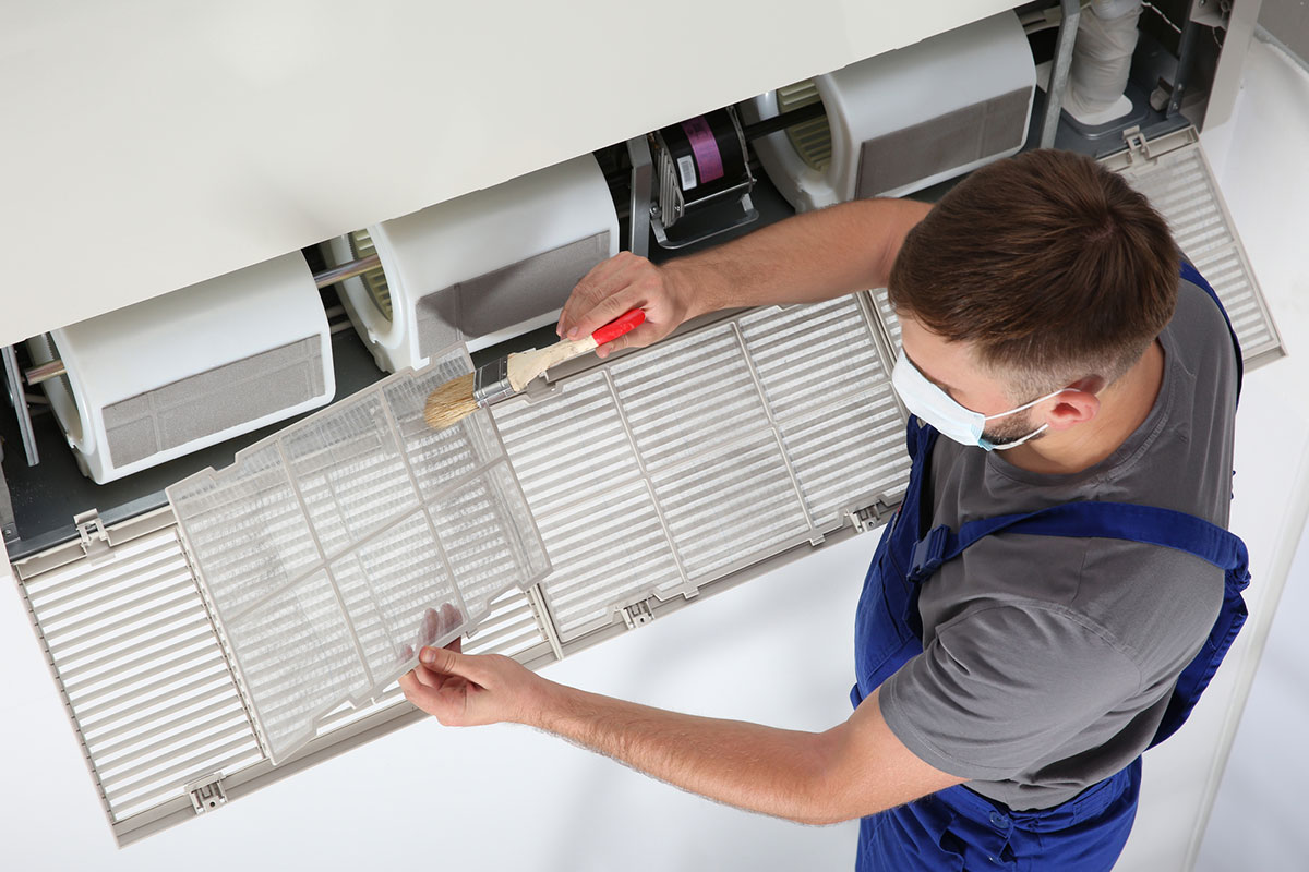 tech cleaning split system cleaning Sydney