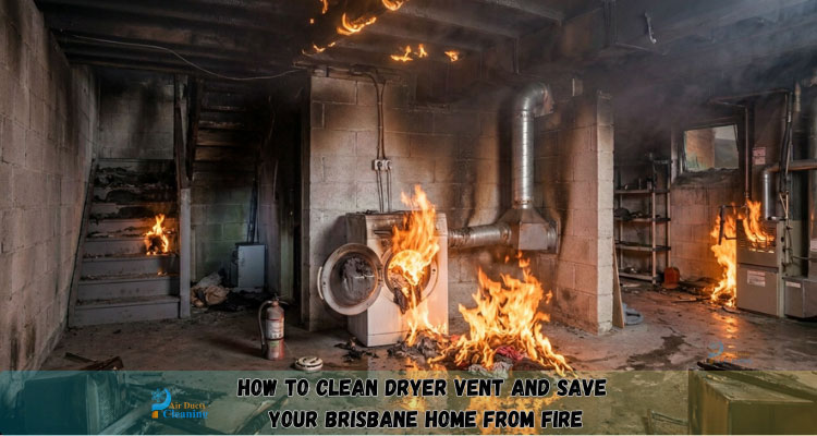 A burning home due to dryer vent that teaches the lack of knowledge how to clean dryer vent properly